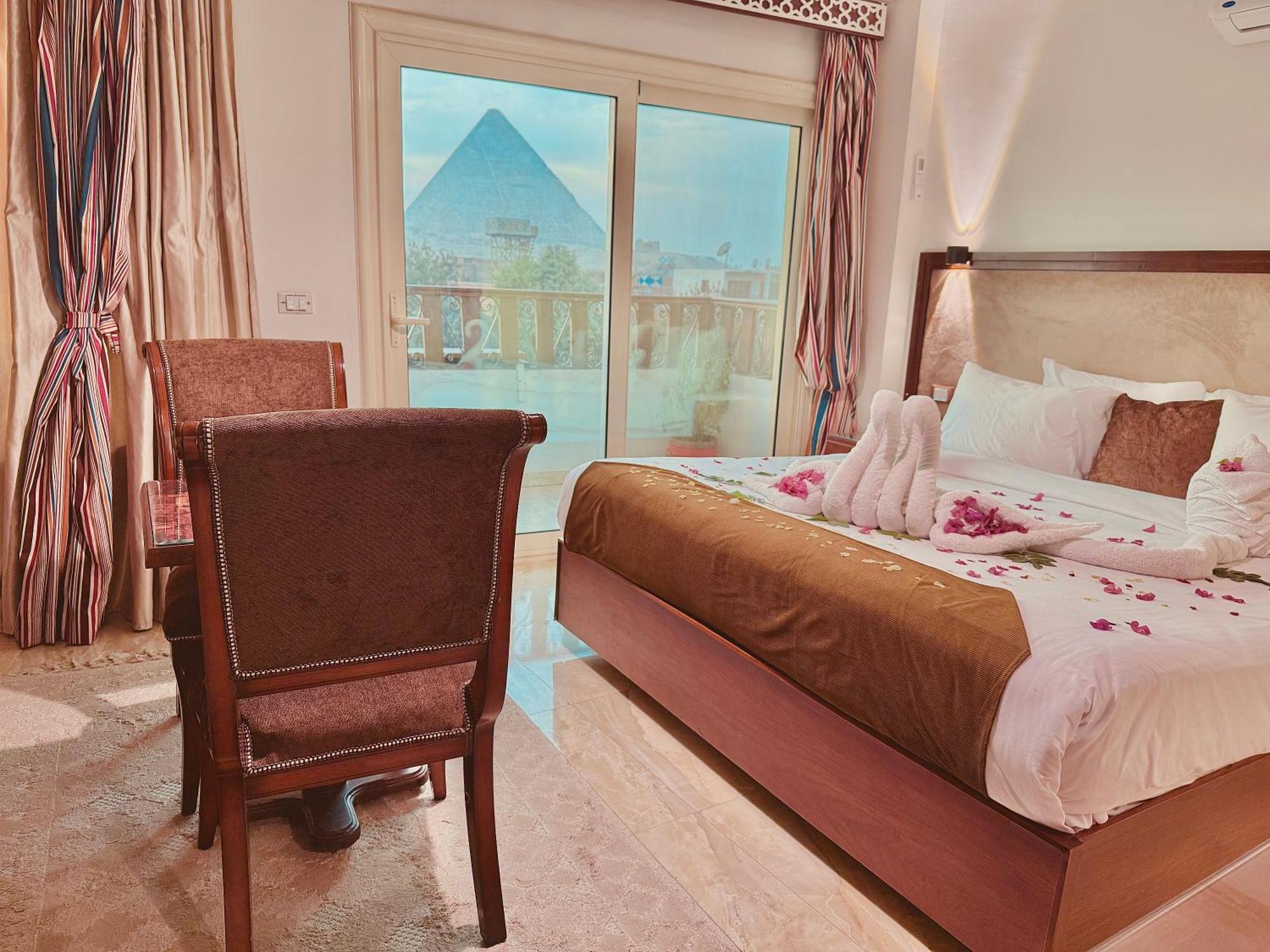 Flower Pyramids Inn Kafret el-Gabal Extérieur photo