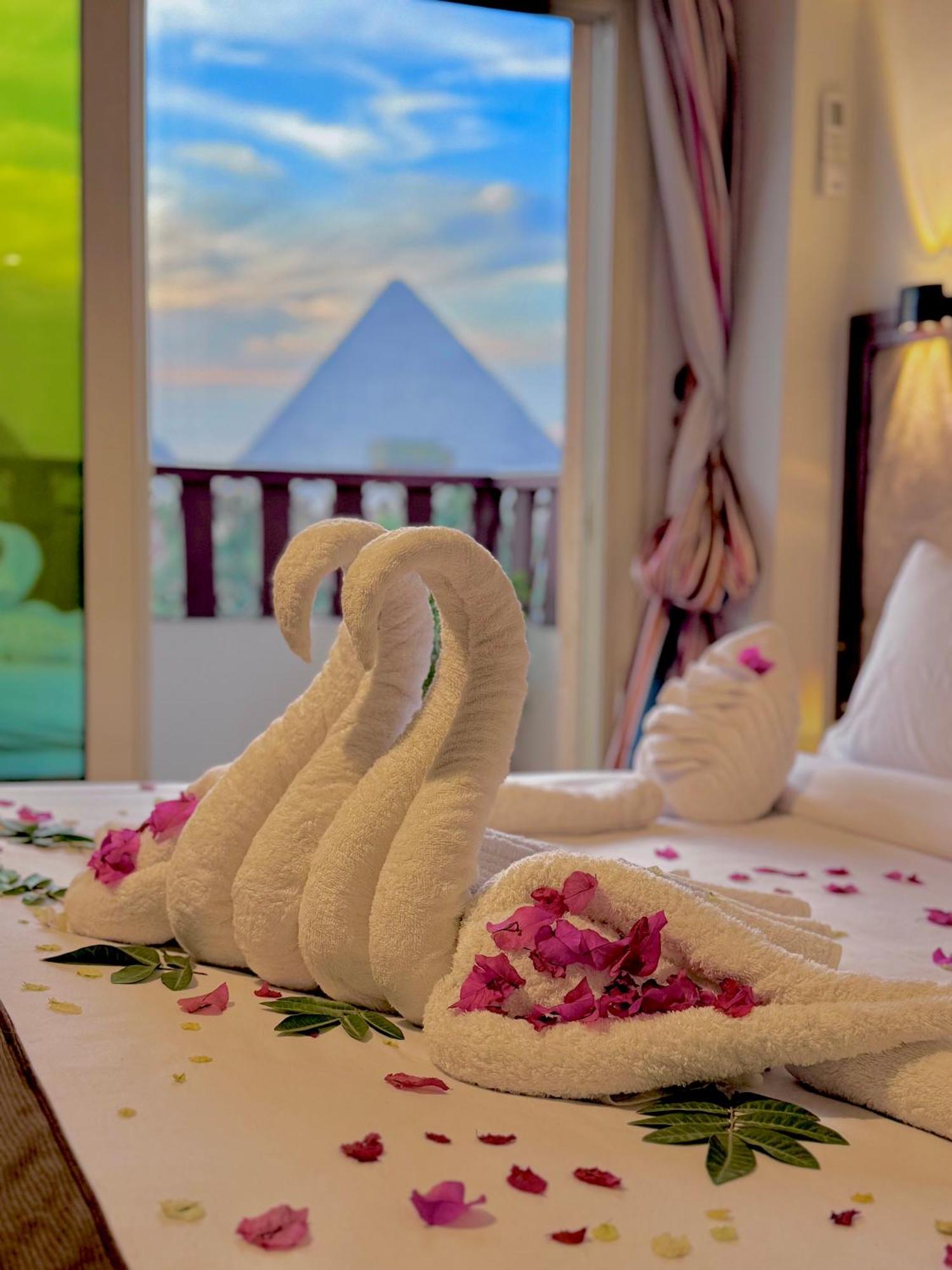 Flower Pyramids Inn Kafret el-Gabal Extérieur photo